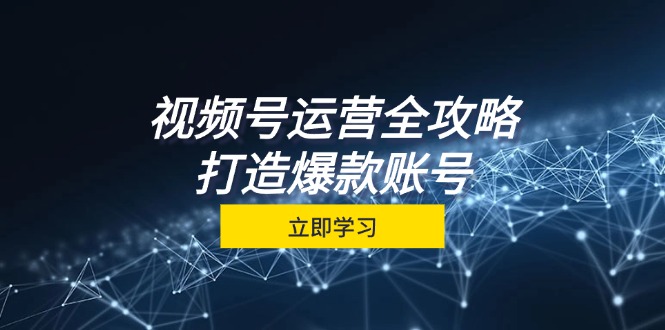 （12912期）视频号运营全攻略，从定位到成交一站式学习，视频号核心秘诀，打造爆款…-创客联盟资源网-本站致力于分享优质实用的互联网资源,创业项目,软件工具